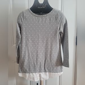 Ann taylor loft polka Dot sweater size small